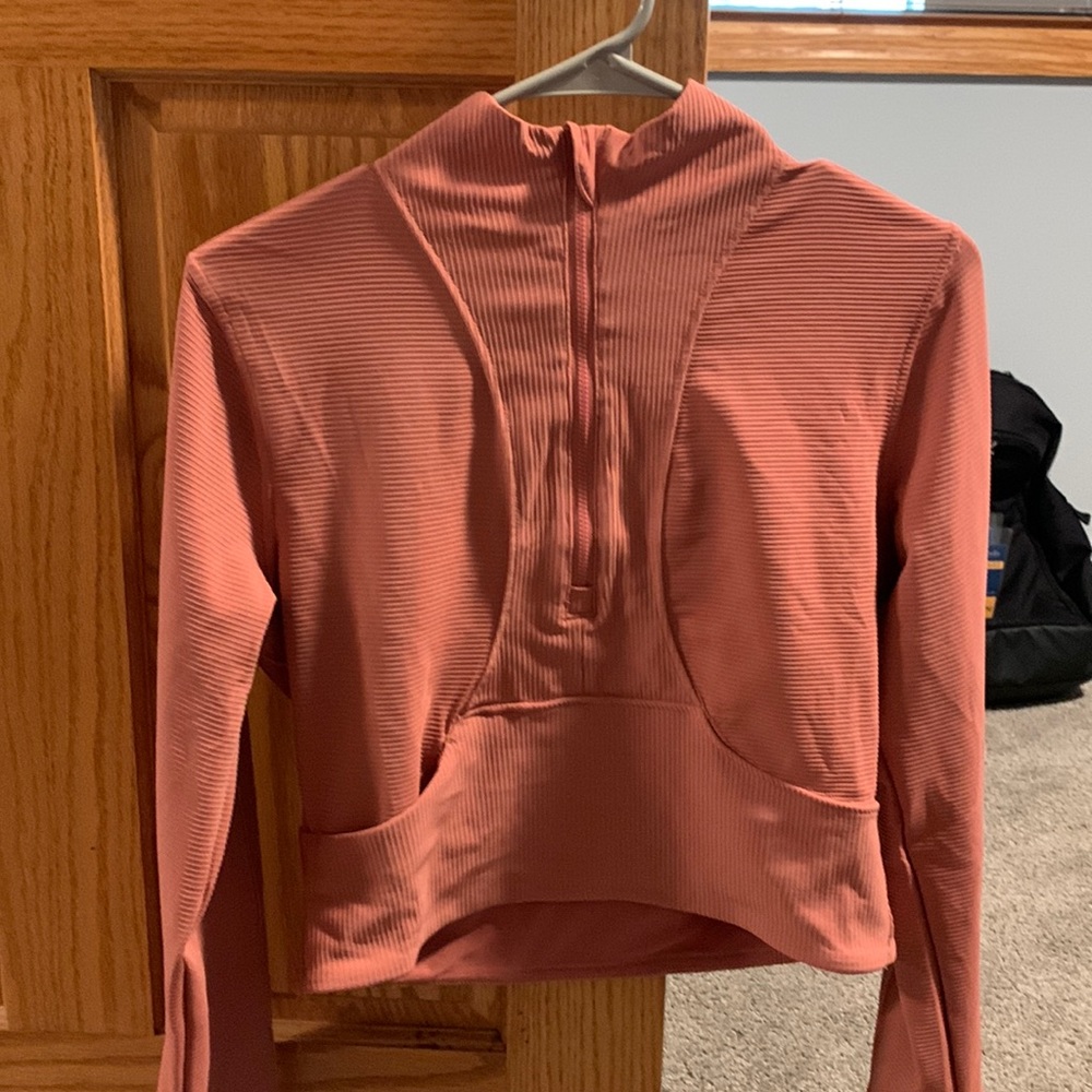 Tj Maxx peach/ orange colored quarter zip